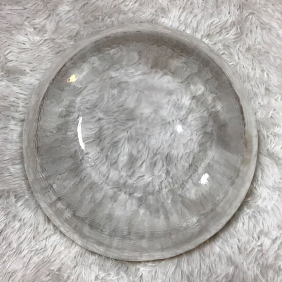 (Set of 2) 10 Strawberry Street Gold Rimmed Wavy Glass XL Bowls Made in Germany - Picture 8 of 11